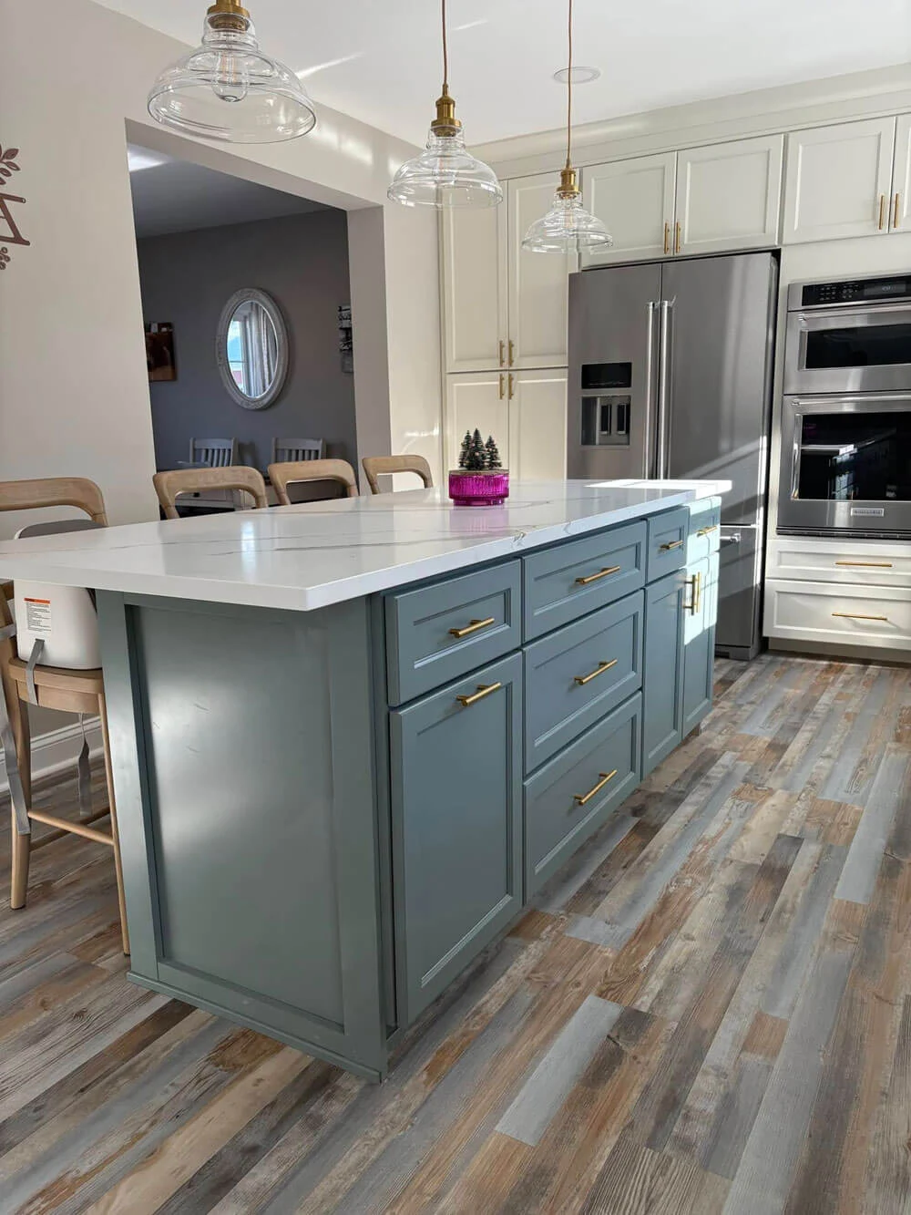 Kitchen remodeling project in Williamstown, NJ by Showcase Remodels near Washington Township.