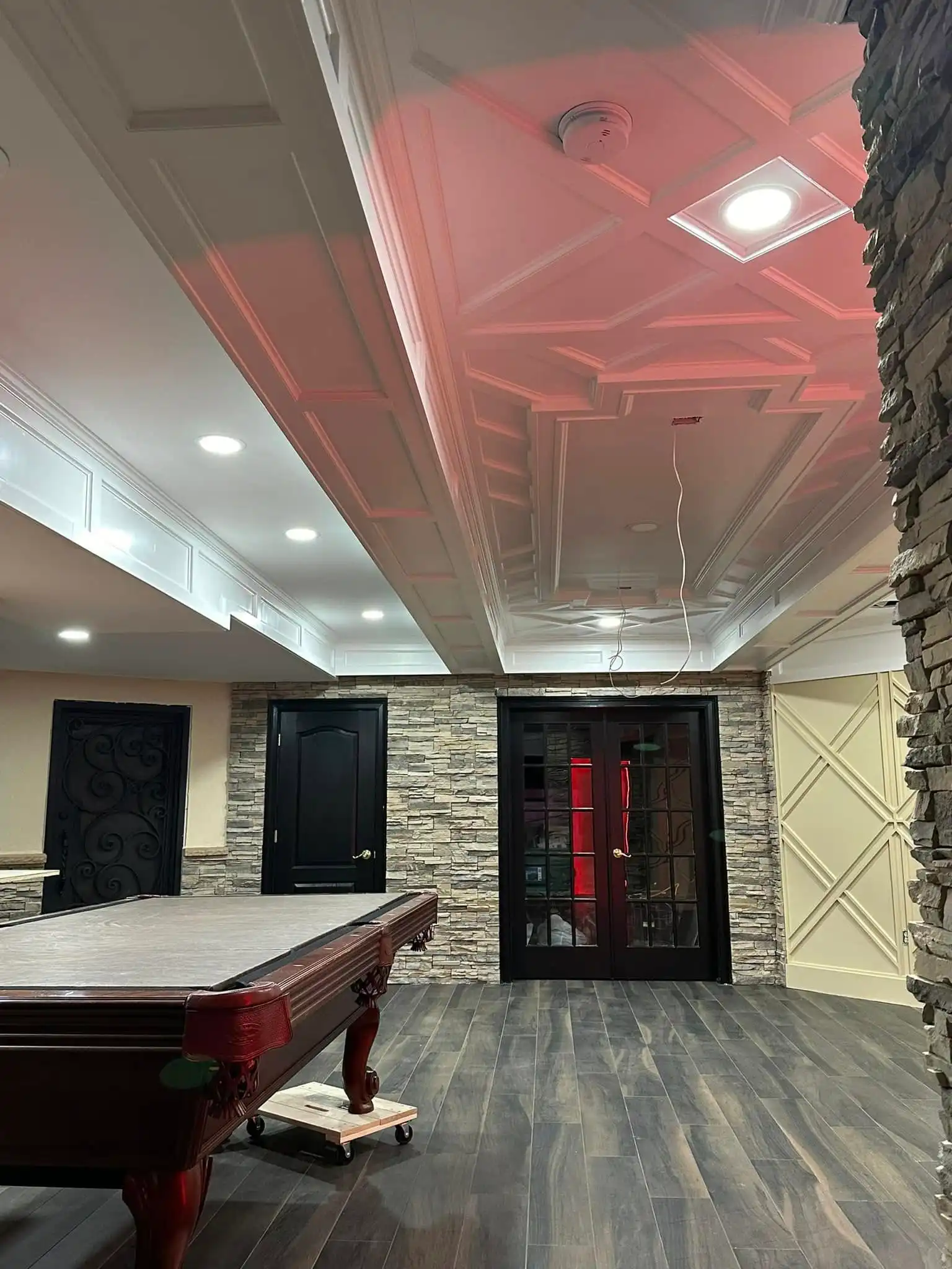Professional basement finishing in Washington Township, NJ by Showcase Remodels transforming lower level space.