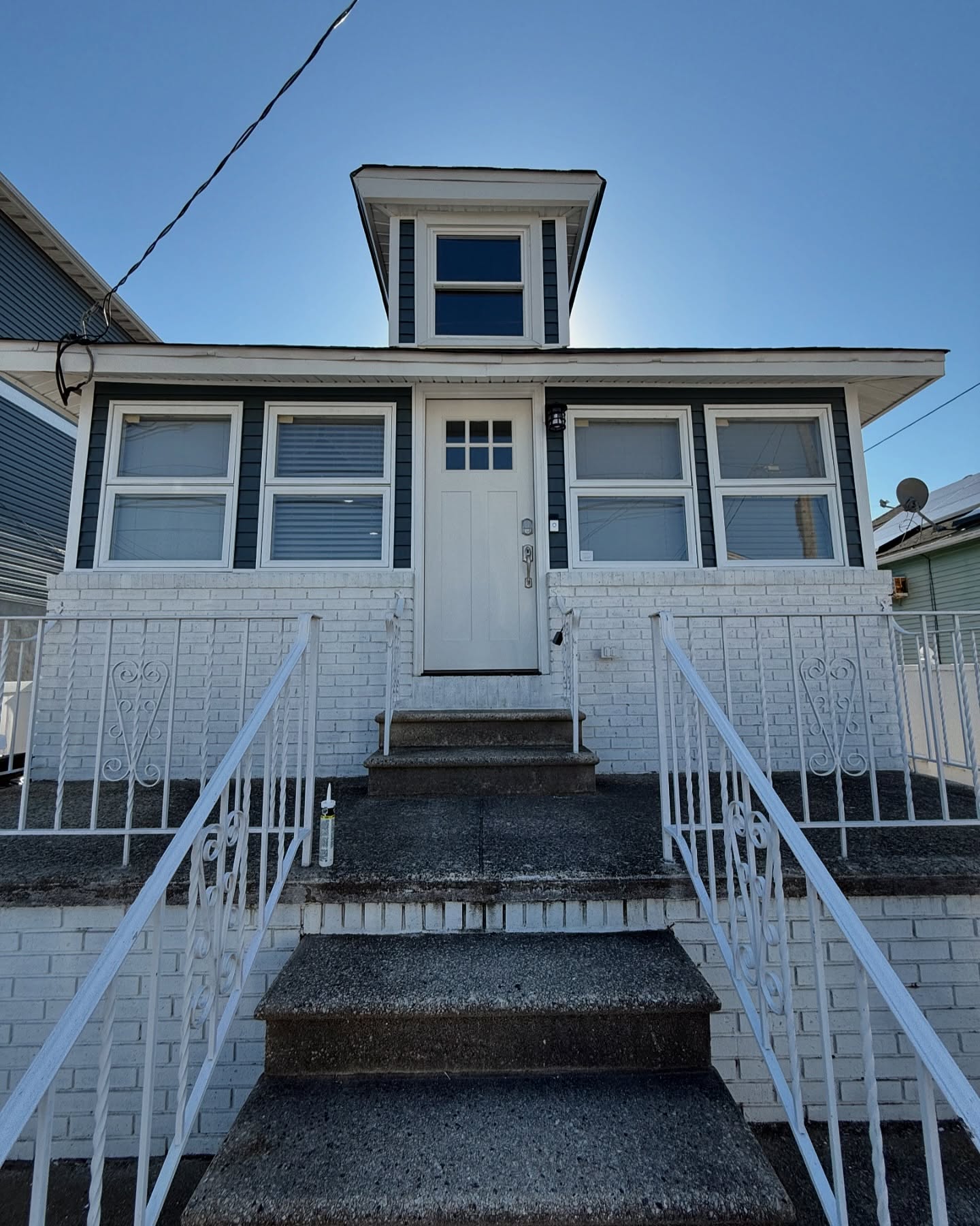 "Exterior view of a newly installed bay window in a Philadelphia home"