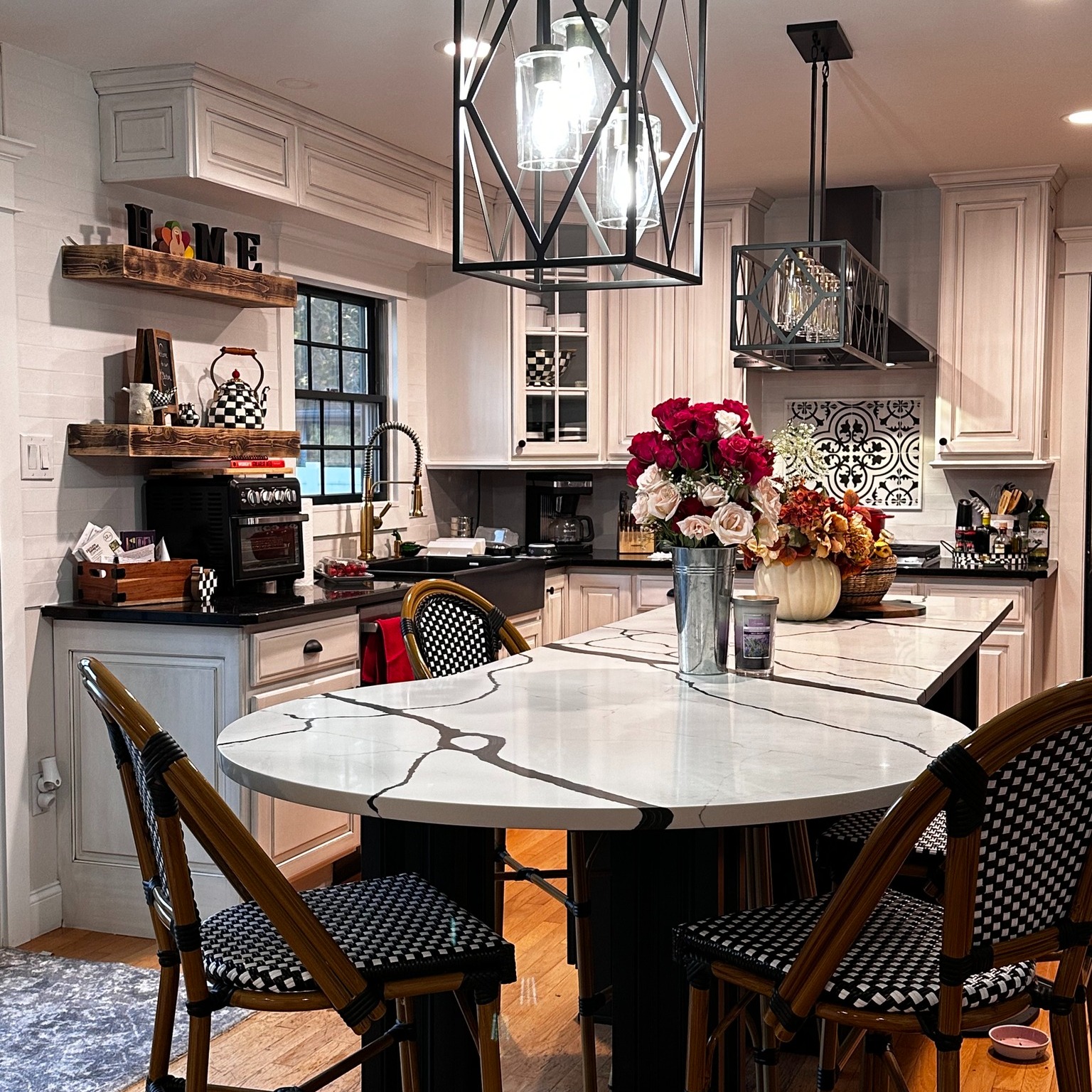 "Philadelphia kitchen makeover featuring updated cabinetry, countertops, and modern design elements"