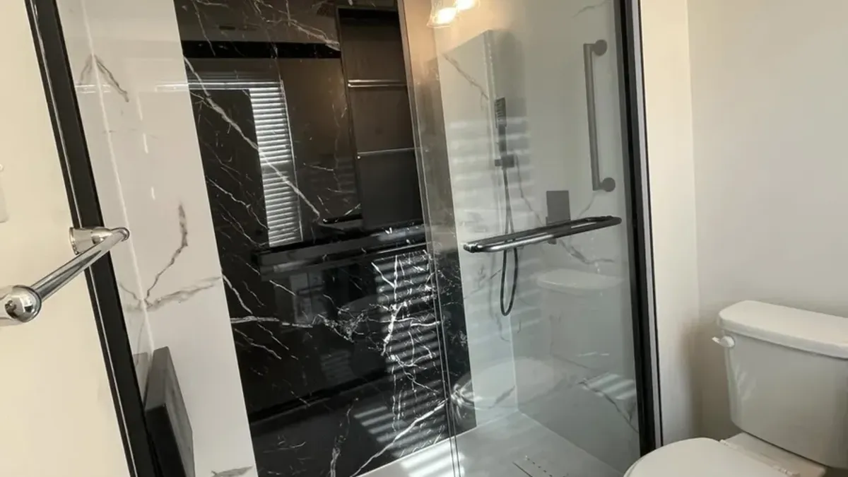 plumbing relocation for bathroom remodel shower drain repositioning Philadelphia